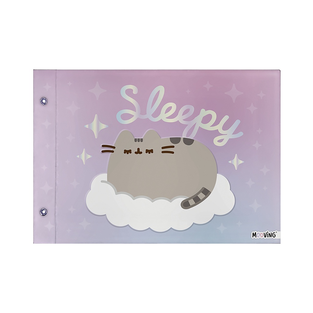 CARPETA N°5 DE DIBUJO PUSHEEN MOOVING