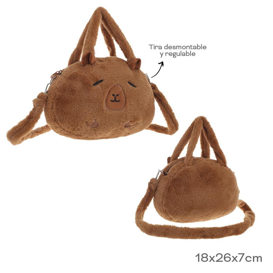 CARTERITA PELUCHE CAPYBARA  INFANTIL TRENDY