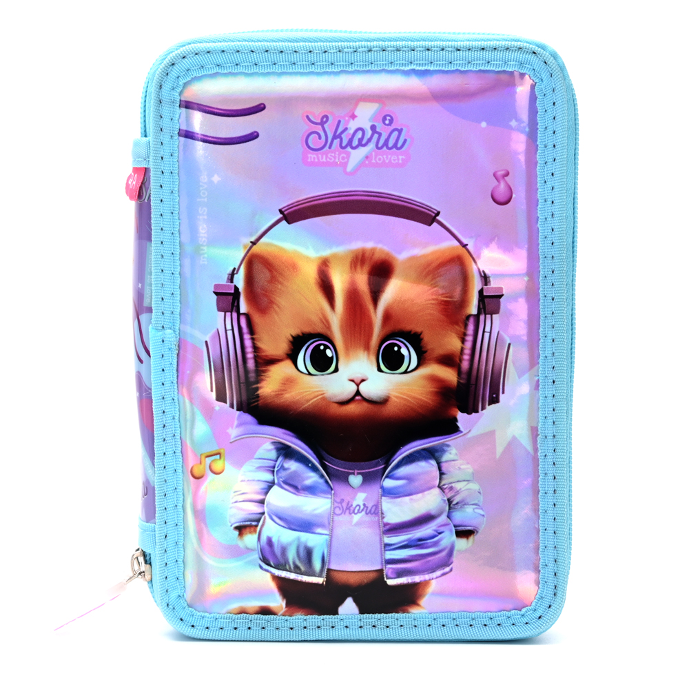 [842136] CARTUCHERA CANOPLA DOS PISOS THINK HAPPY PETS SKORA