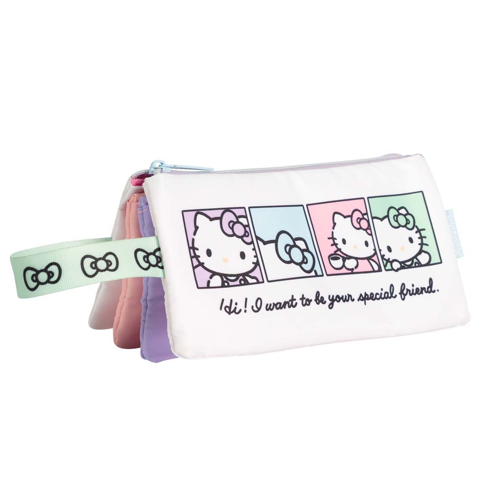 CARTUCHERA CUADRUPLE HELLO KITTY MOOVING