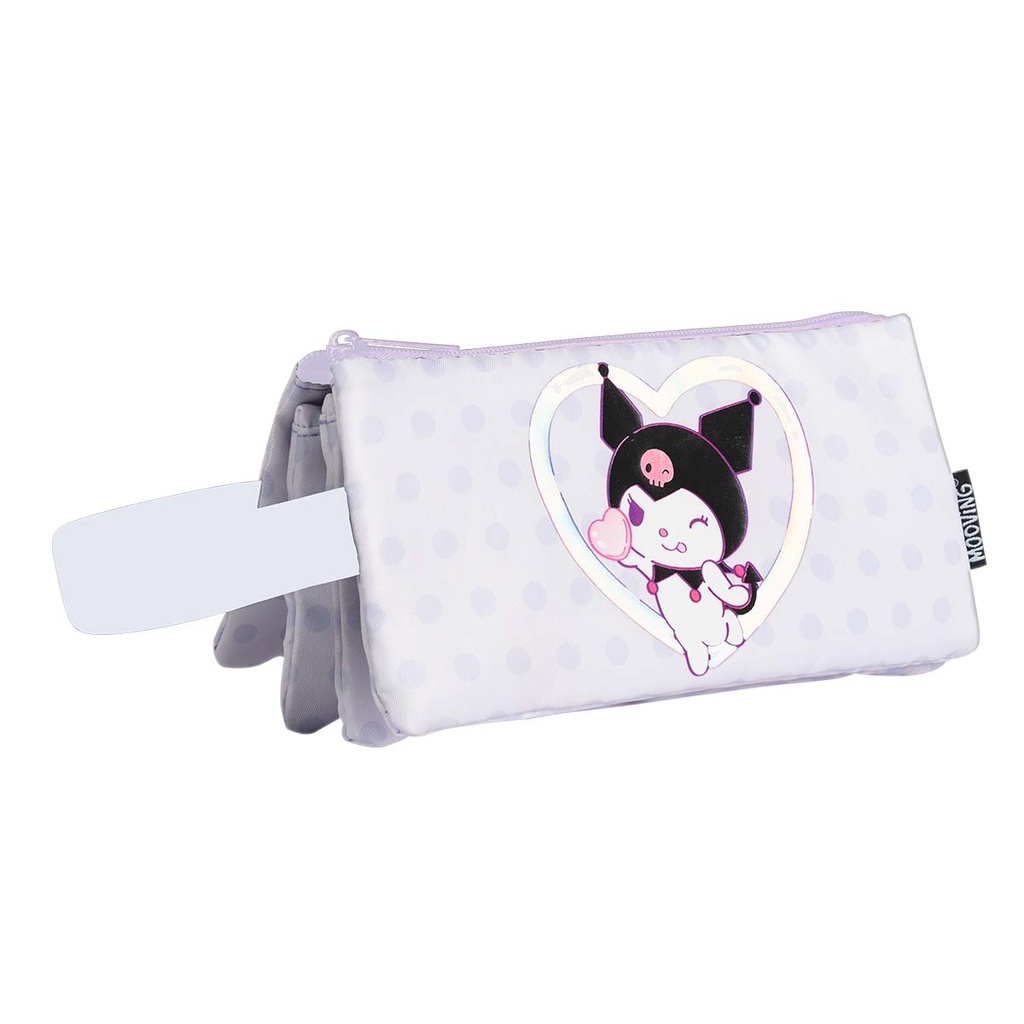 CARTUCHERA CUADRUPLE KUROMI MOOVING