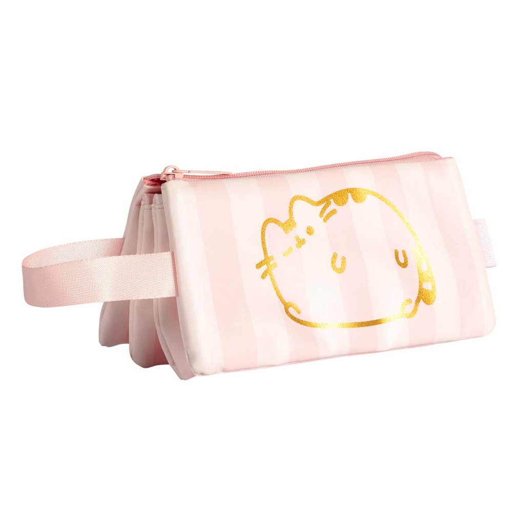 CARTUCHERA CUADRUPLE PUSHEEN MOOVING