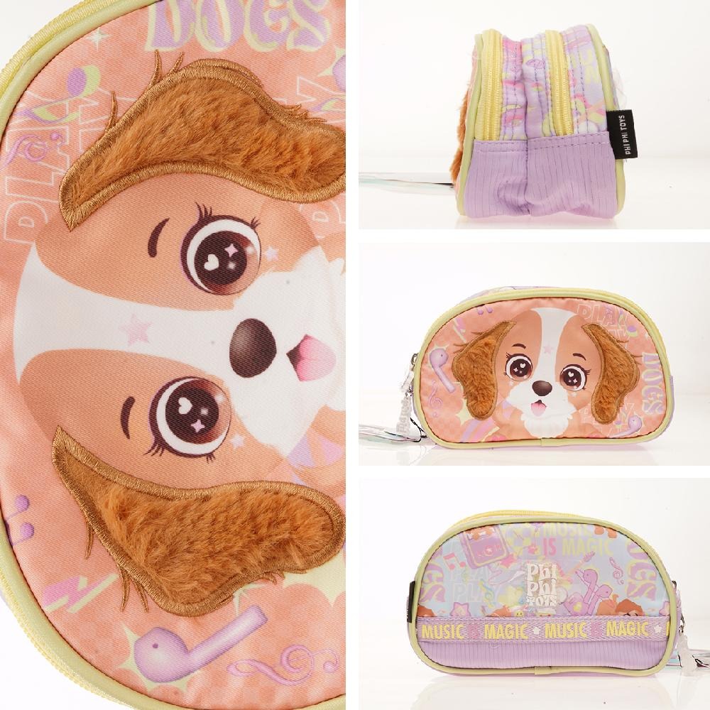 [8126720] CARTUCHERA EMPANADA 2 CIERRES PERRITO PHI PHI TOYS