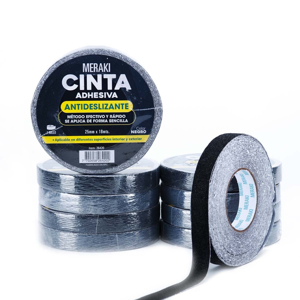 [626420] CINTA ANTIDESLIZANTE 25mm x 18 NEGRO