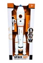 COHETE EXPLORADOR CON ASTRONAUTA CON LUZ Y SONIDO 17x6x38 CM