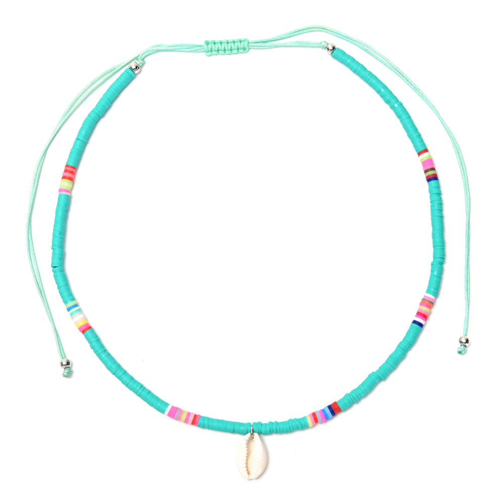 COLLAR CANUTILLOS TURQUESA SKORA