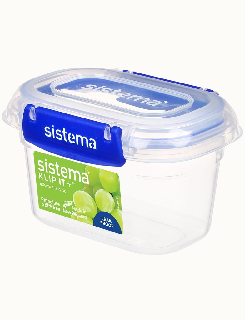 [9881540] CONTENEDOR RECTANGLE KLIP T PLUS 400ML