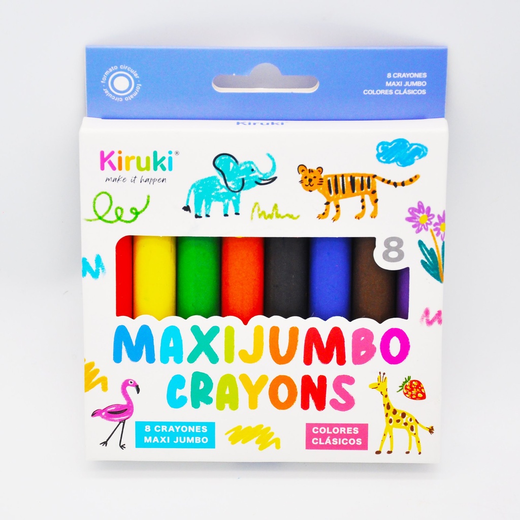 [6800005] CRAYONES x8 MAXI JUMBO