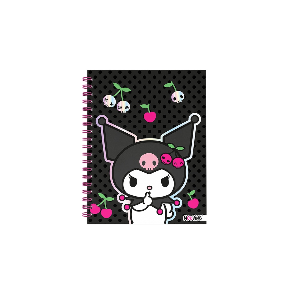 [61205255] CUADERNO 16x21 ESPIRAL T/D 80HJS KUROMI MOOVING