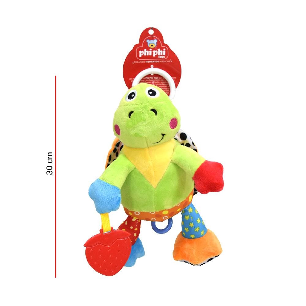 [818693PHI] CUNERO MUSICAL TORTUGA 30CM PHI PHI TOYS