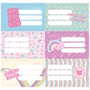 ETIQUETAS ECOLARES X12 GUMMIE SKORA