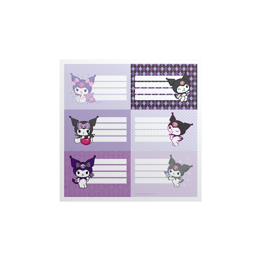 ETIQUETAS KUROMI MOOVING