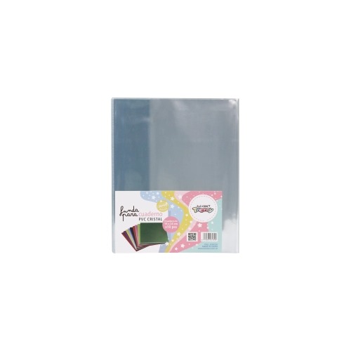 [6200010] FUNDA PARA CUADERNO CRISTAL X 10 19x24 CM