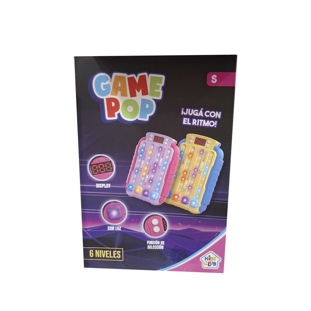 [8156745] JUEGO CONSOLA DE MUSICA POP IT 11x4x16 CM