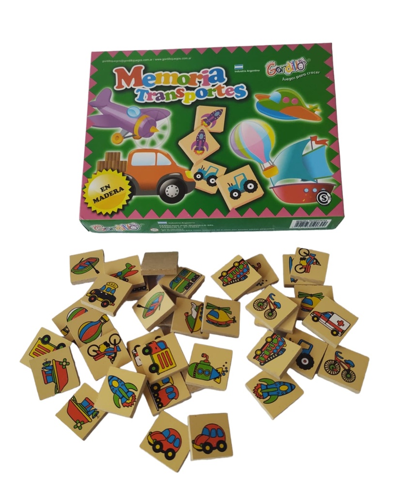 JUEGO DE LA MEMORIA TRANSPORTES