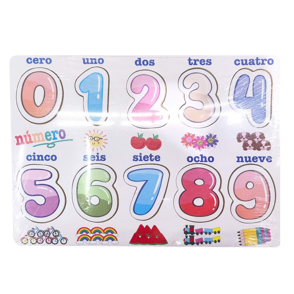 [8155813] JUEGO DE NUMEROS DE MADERA 22x30 CM
