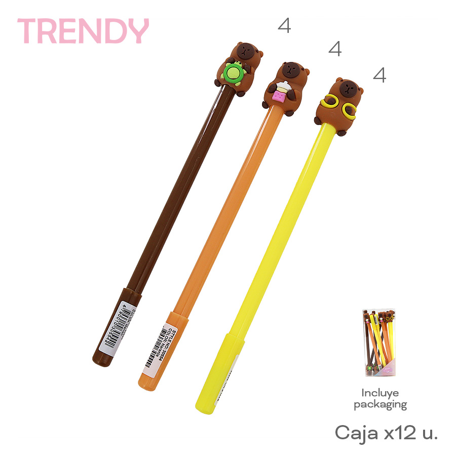 [630554] LAPICERA TRENDY CAPYBARA