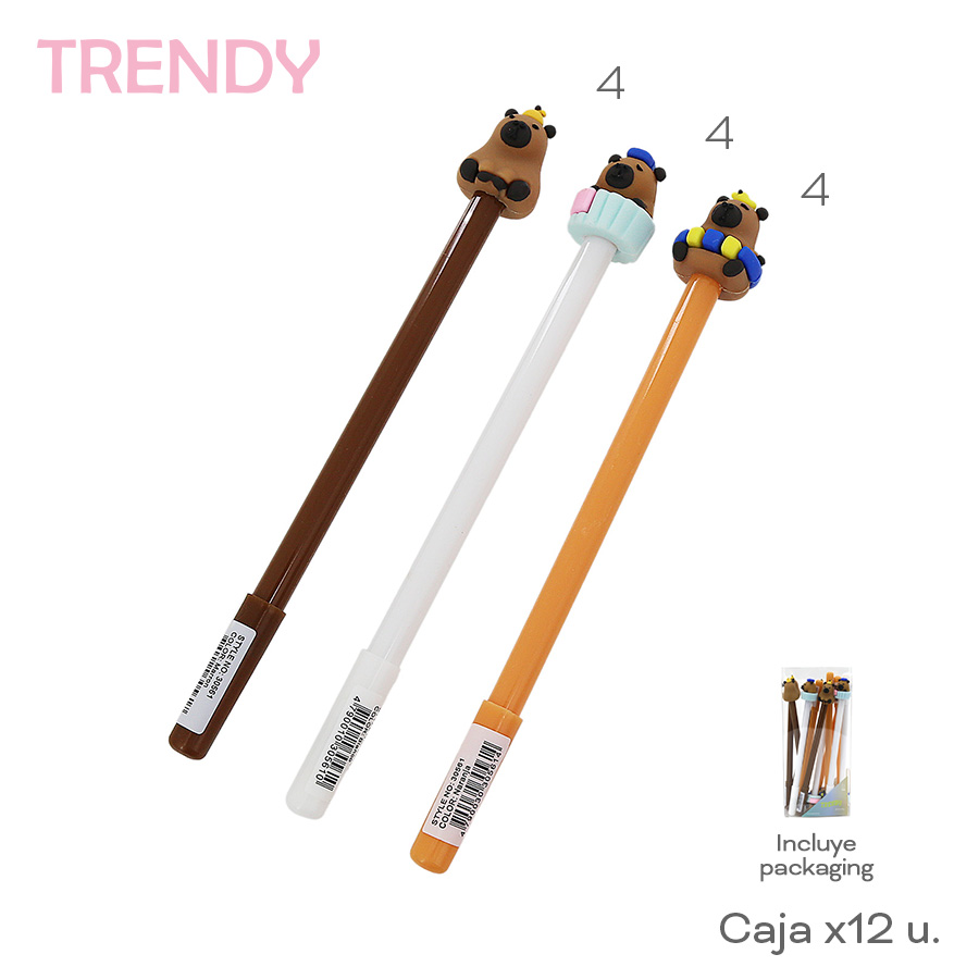 [630561] LAPICERA TRENDY CAPYBARA