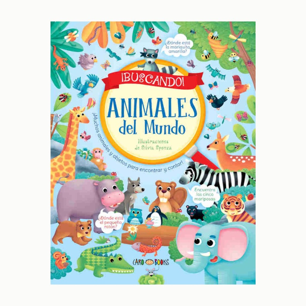 LIBRO BUSCANDO ANIMALES DEL MUNDO