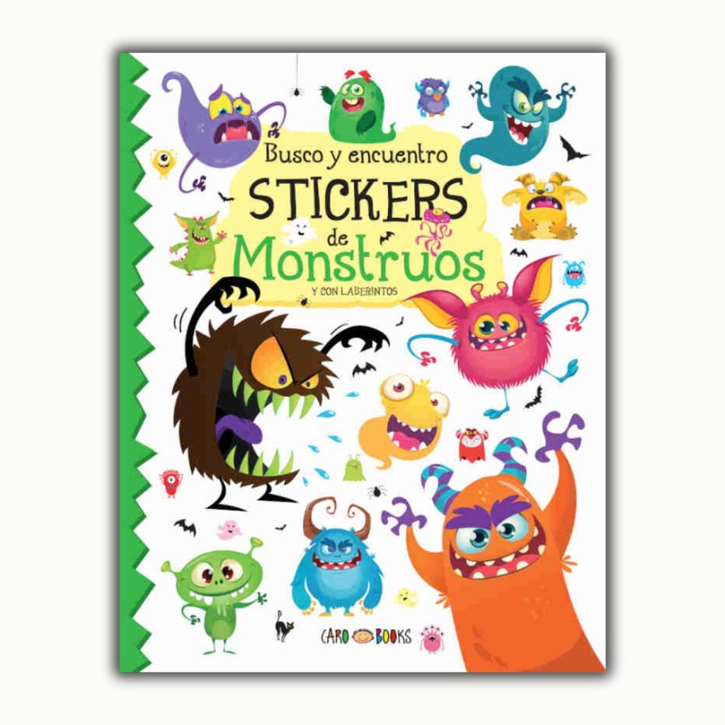 [6944] LIBRO BUSCO Y ENCUENTRO STICKERS DE MONSTRUOS