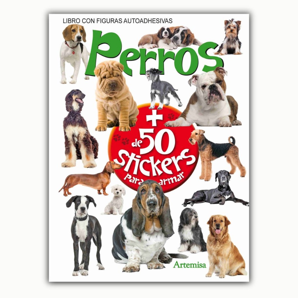 [6412] LIBRO PERROS + 50 STICKERS