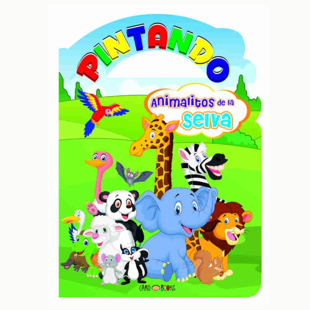 [6723] LIBRO PINTANDO ANIMALITOS DE LA SELVA