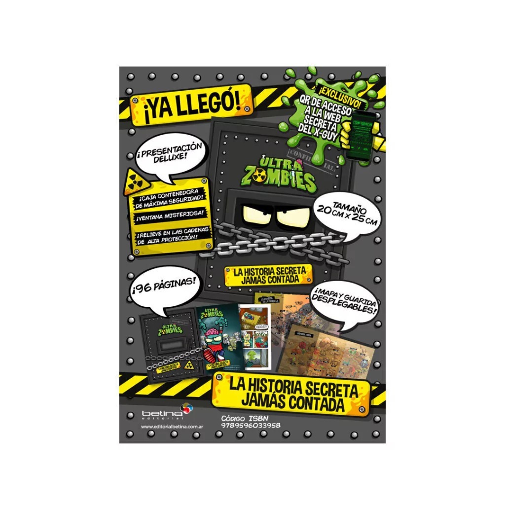 [633958] LIBRO SAGA ULTRAZOMBIES "LA HISTORIA SECRETA JAMAS CONTADA"