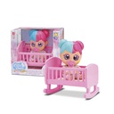 LITTLE DOLLS GLITTER MUÑECA + CUNA ISAKITO
