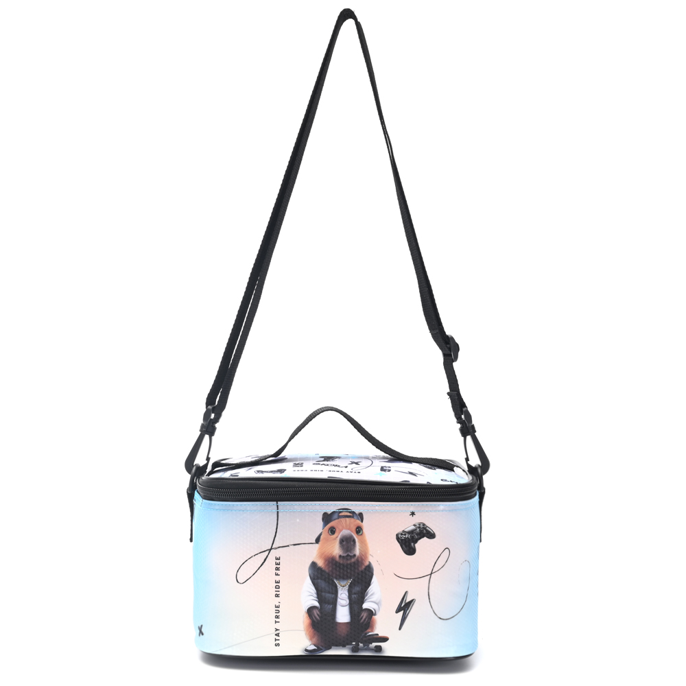 LUNCHERA APERTURA SUPERIOR LETS PLAY PETS CARPINCHO 22x16x16 CM SKORA