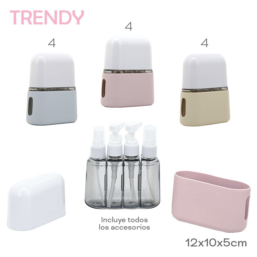 PORTA LIQ/CREMA VIAJE TRENDY