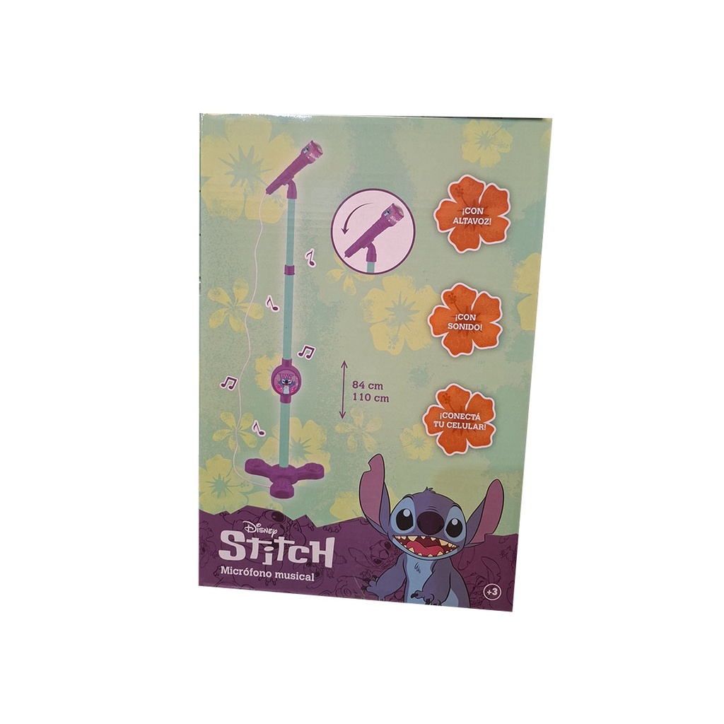 MICROFONO A PILAS STITCH 31x21x7 CM