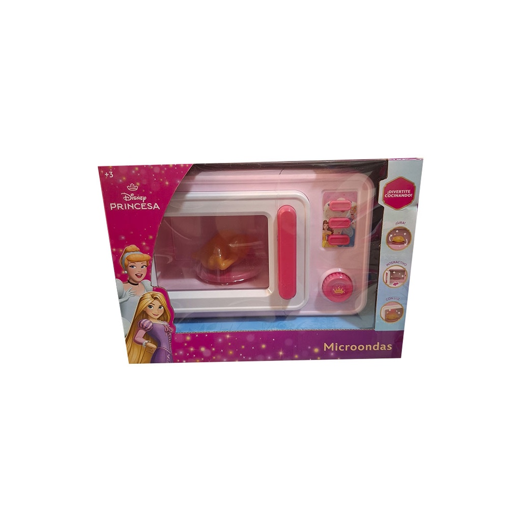 [8156709] MICROONDAS A PILAS LUZ Y SONIDO DISNEY PRINCESAS 23x12x17 CM