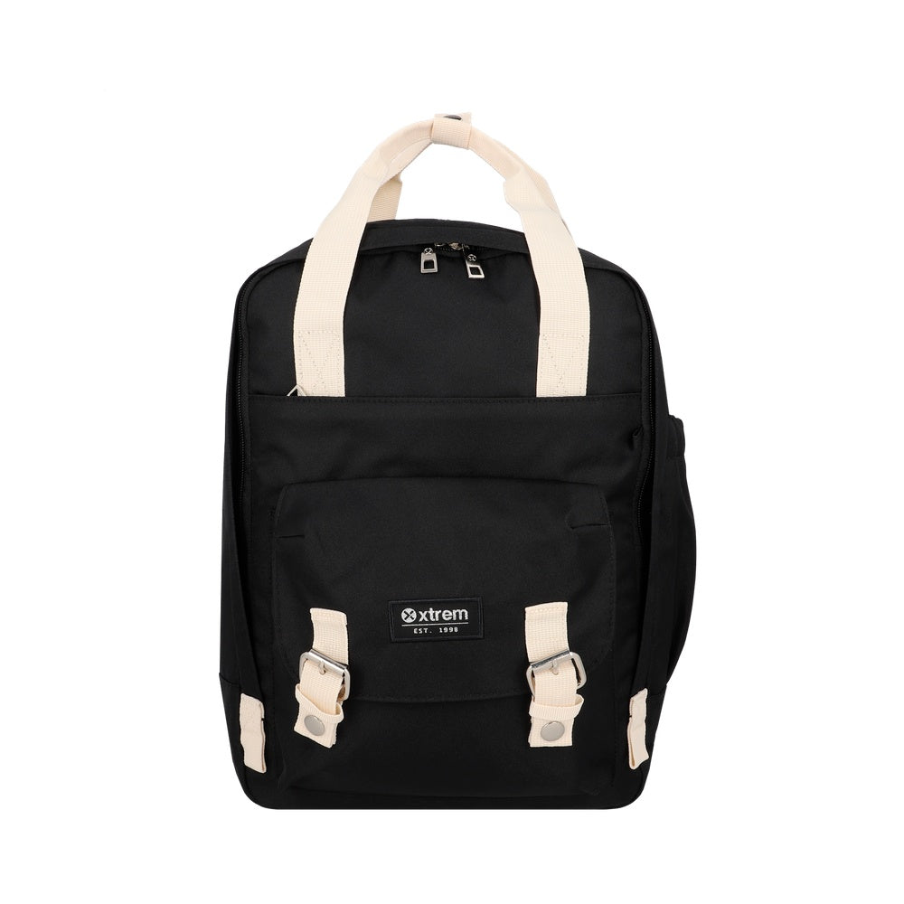 [315967722241] MOCHILA BACKPACK KIRA 6XT BLACK/BEIGE XTREM