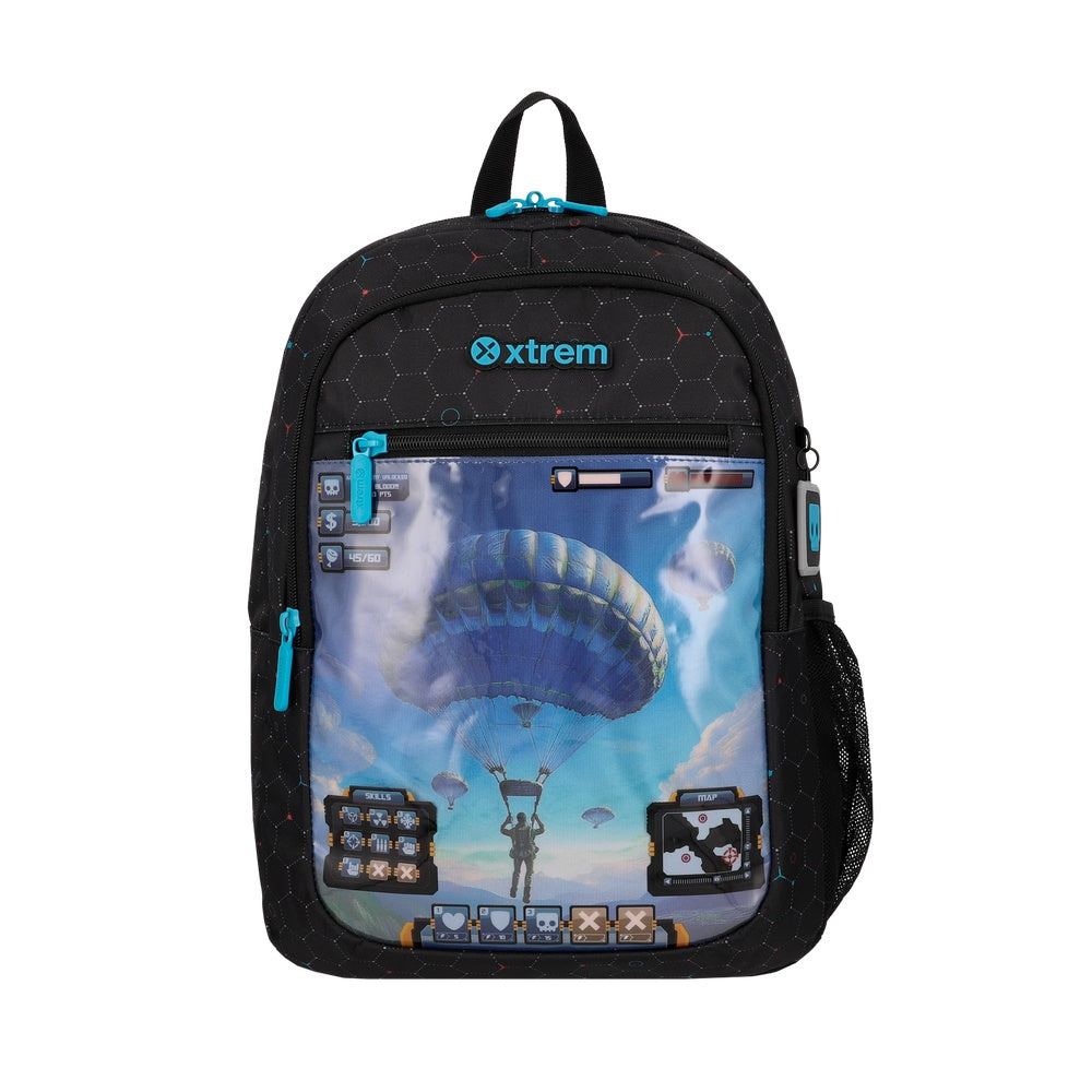 MOCHILA BACKPACK LOGAN 6XT BLACK VIDEOGAME XTREM