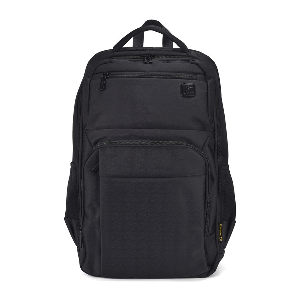 [33020] MOCHILA BACKPACK PRESTIGE BLACK TRAVEL BLUE