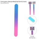 LIMA PARA UÑAS PROFESIONAL FORMA RECTA SKORA