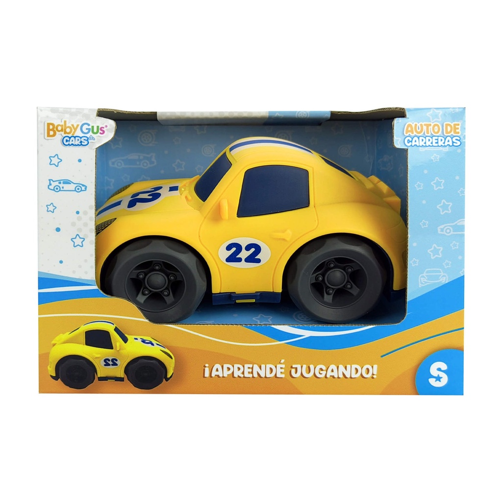 [8155764] AUTO DE CARRERAS BABYGUS 17x11,5x12 CM