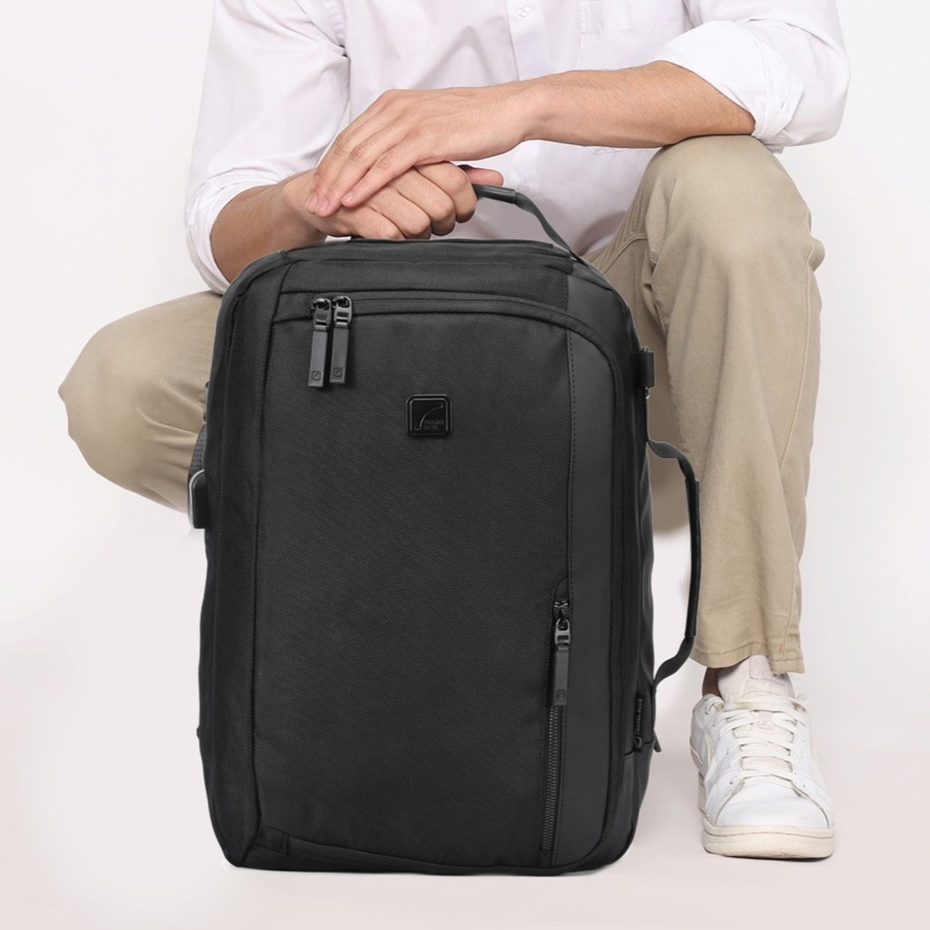 MOCHILA ECOJOURNEY TECH TRAVEL BLUE