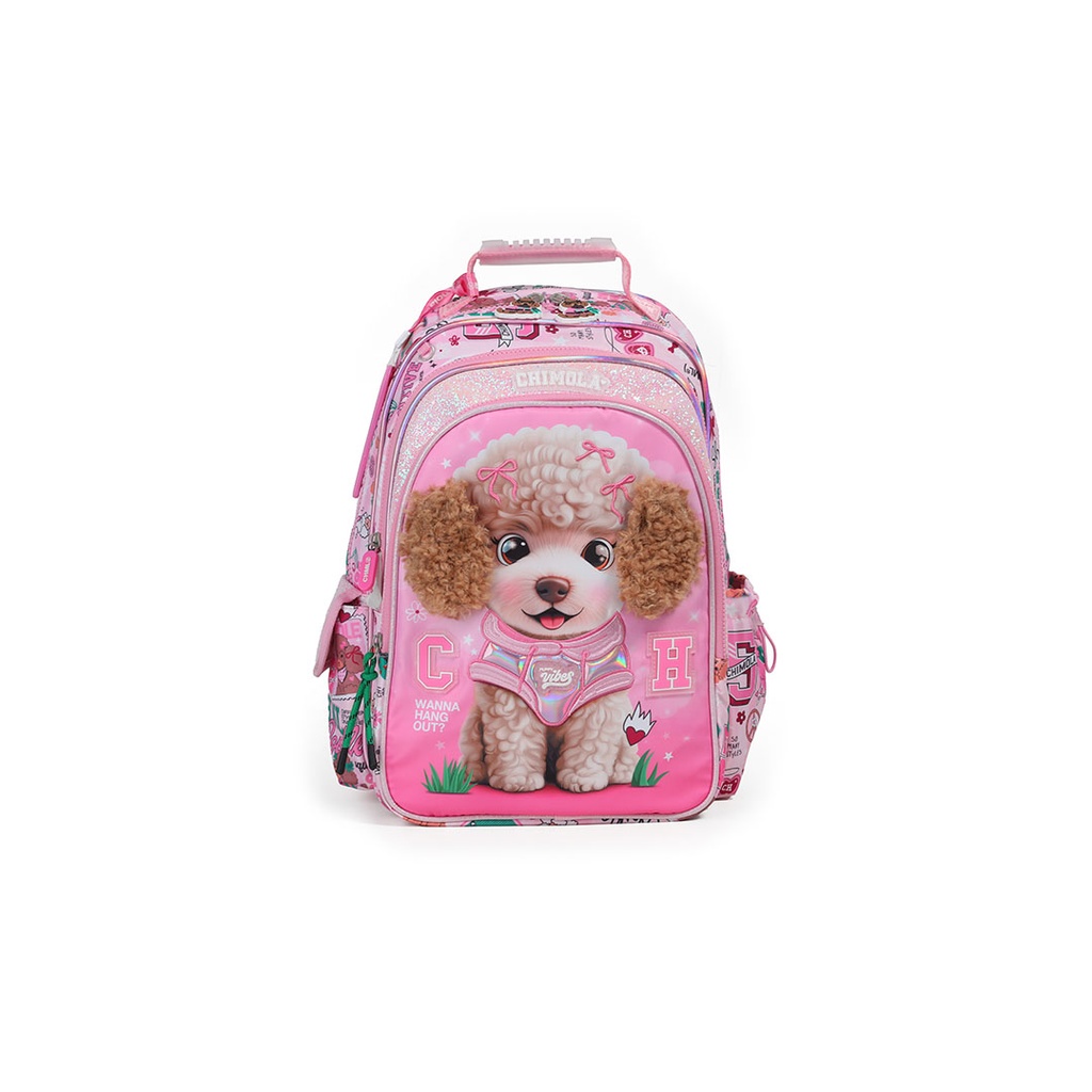 [3BT281] MOCHILA ESPALDA 16" POODLE CHIMOLA