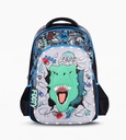 MOCHILA ESPALDA 18" CON LUZ LED DINO GLOW FOOTY