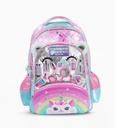 MOCHILA ESPALDA 18" CON LUZ LED MAKE UP FOOTY