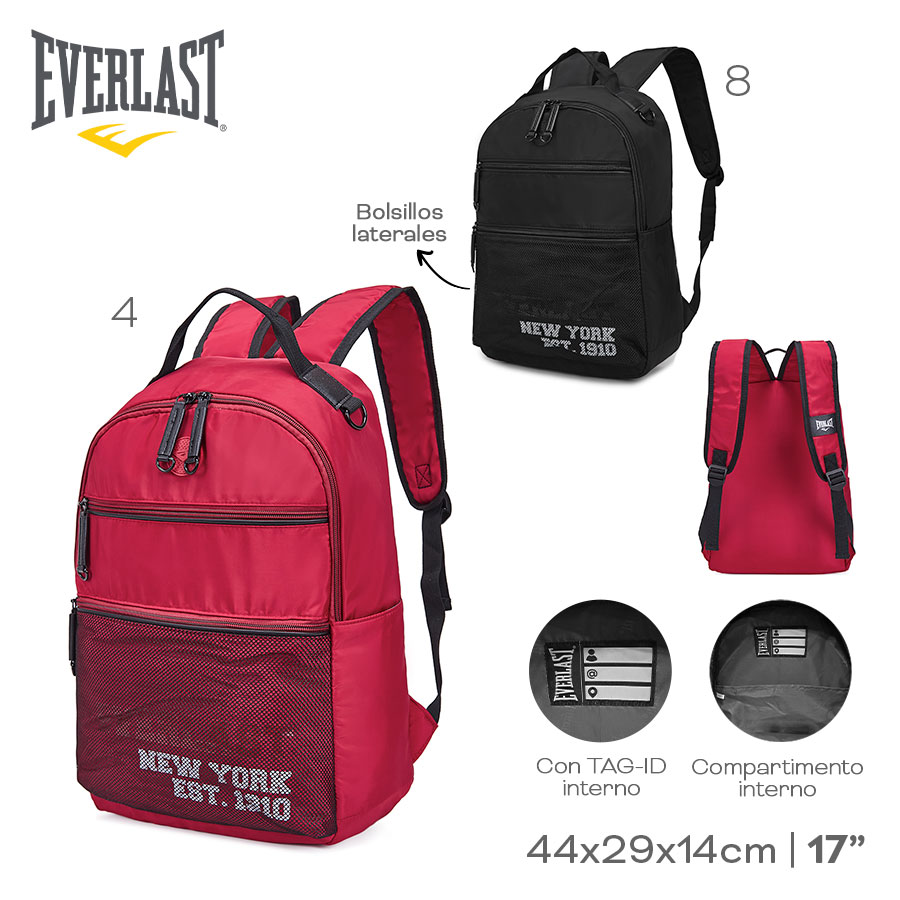 [322266-NEG] MOCHILA EVERLAST (Negro)