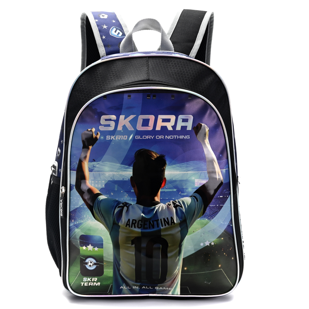 MOCHILA LETS PLAY FUTBOL CAMISETA 16" SKORA