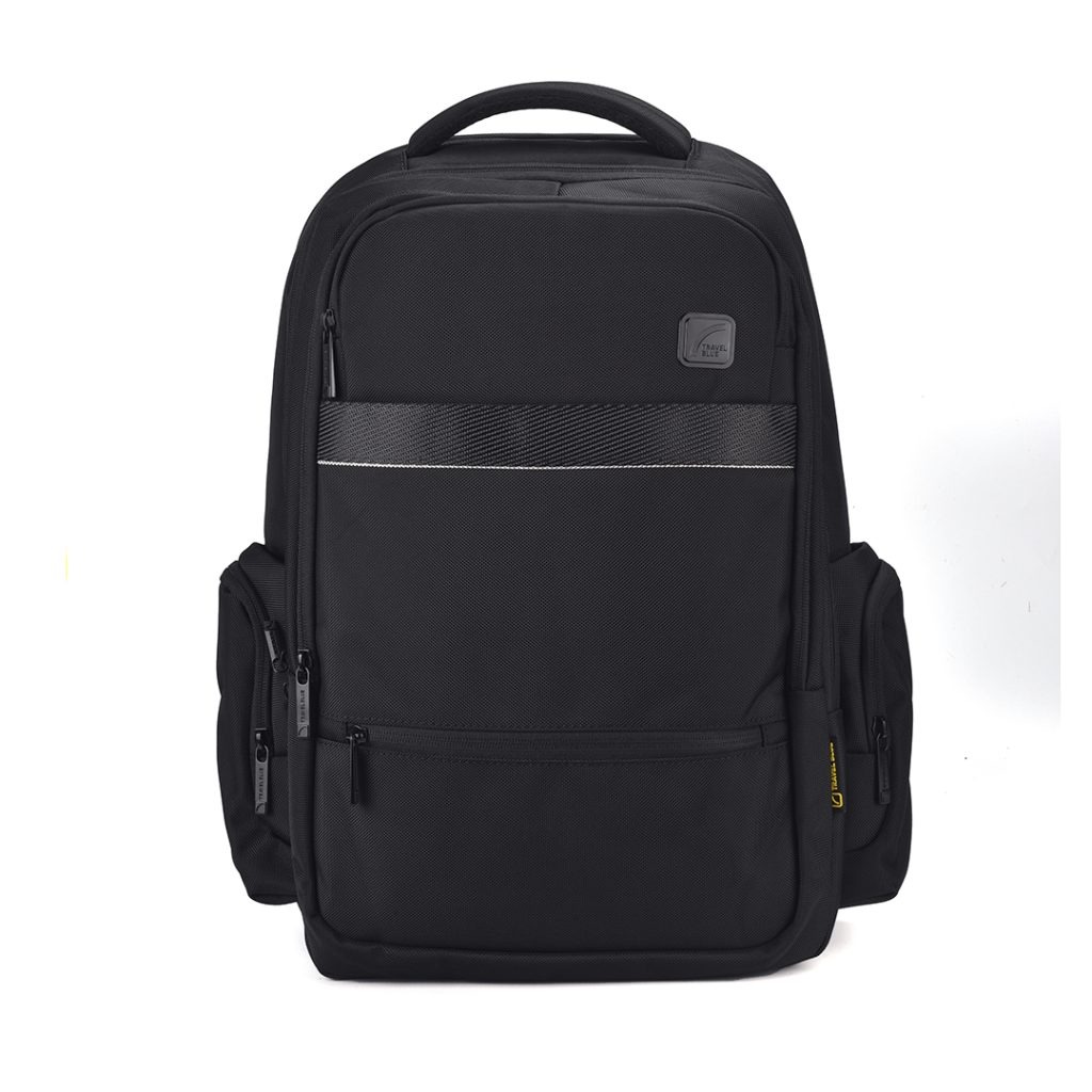 MOCHILA LUXE PRO EXECUTIVE BLACK TRAVEL BLUE