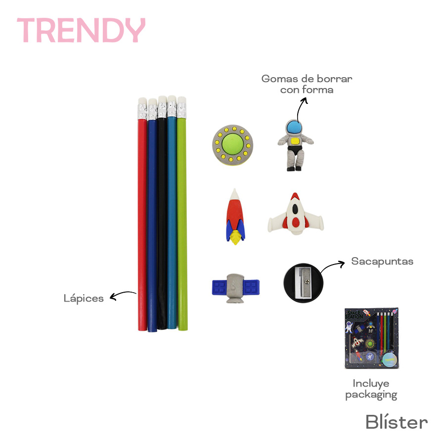 [630649] SET STATIONARY TRENDY