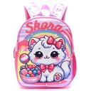 MOCHILA PETIT TERMOFORMADA GATITA 22x30x10 CM SKORA