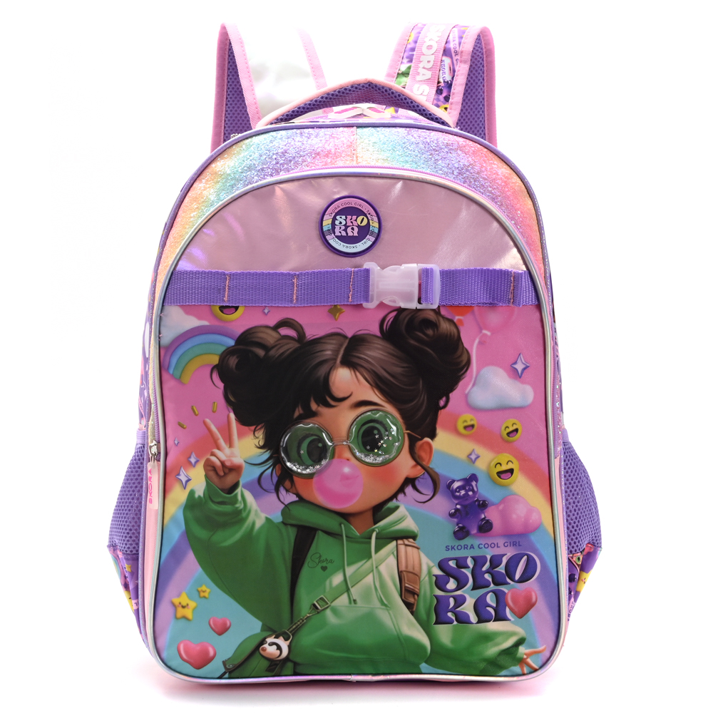 MOCHILA THINK HAPPY NENAS SKORA 32x45x15 CM