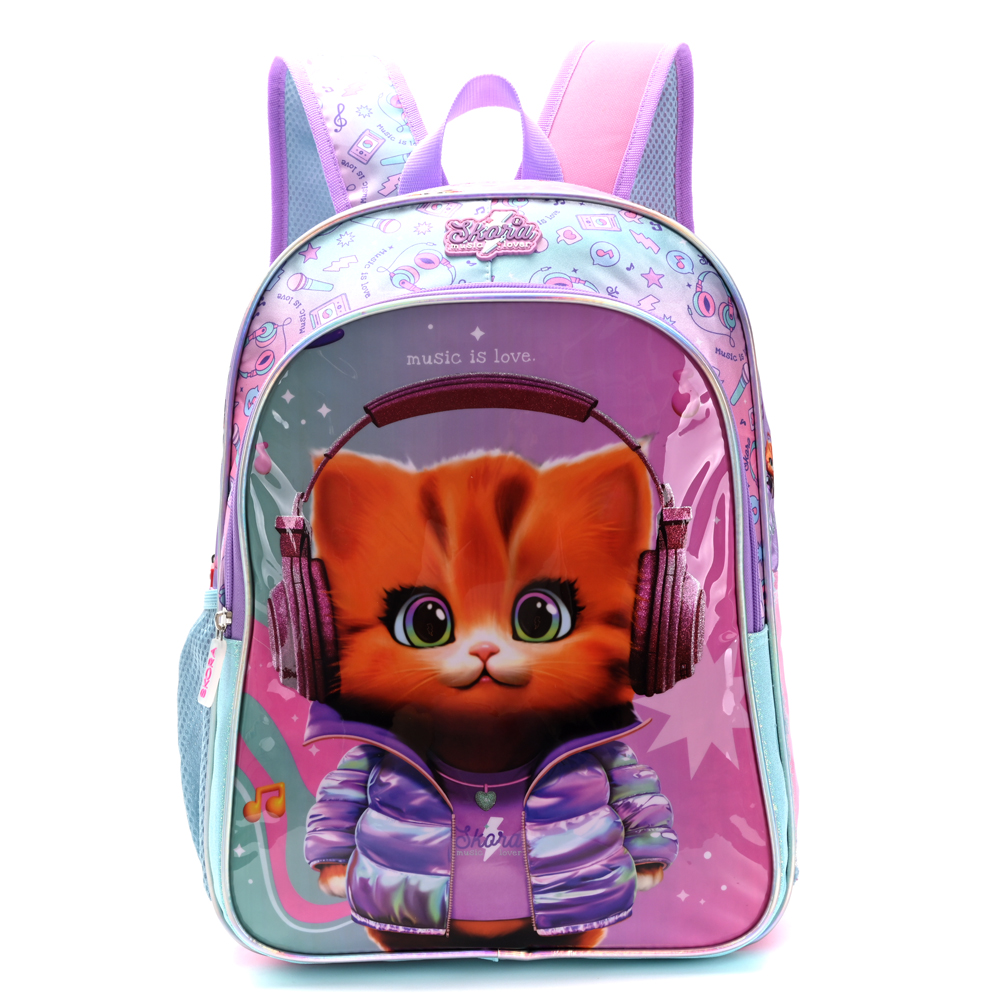 MOCHILA THINK HAPPY PETS GATITA 16" SKORA