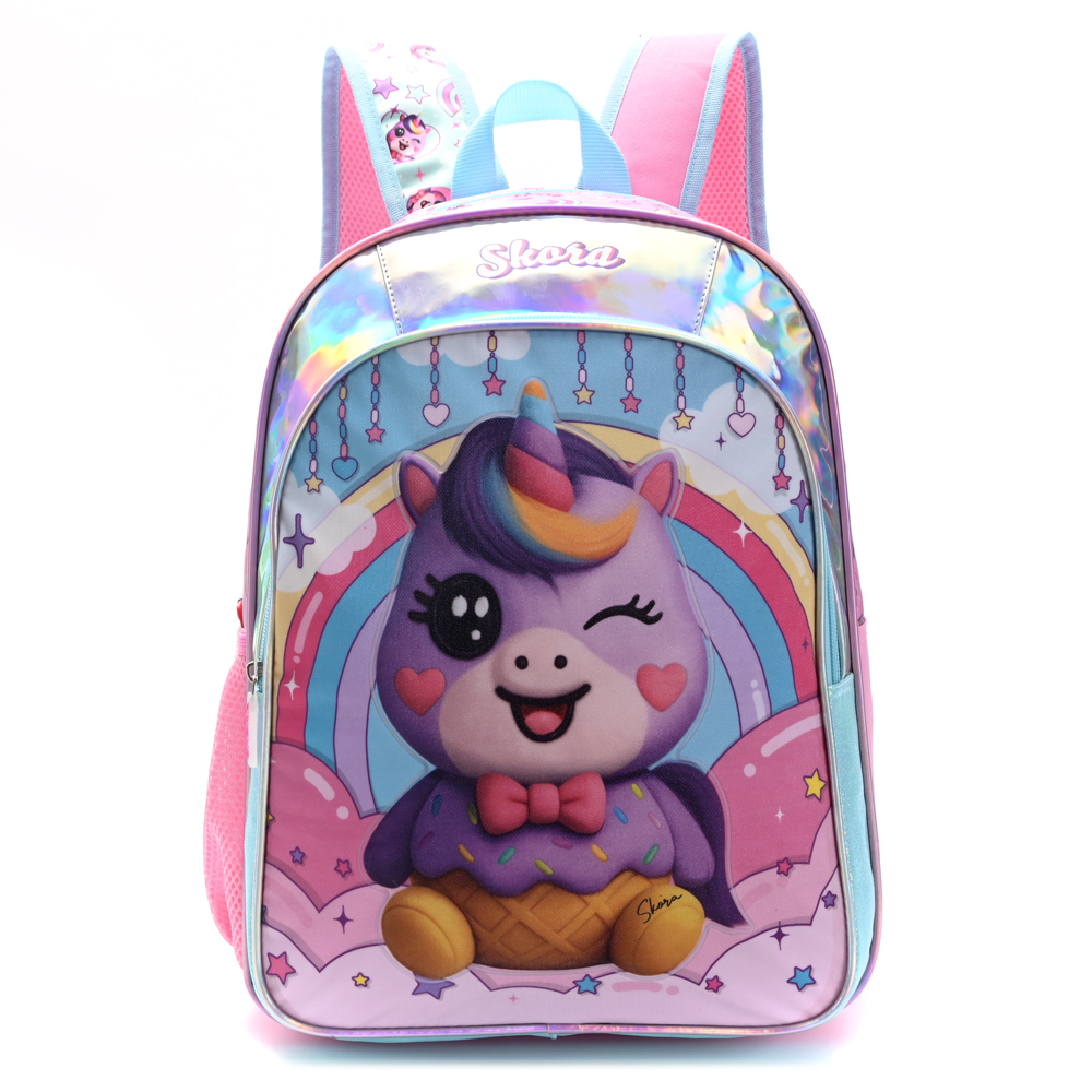 MOCHILA THINK HAPPY TEEN KAWAII UNICORNIO 16" SKORA