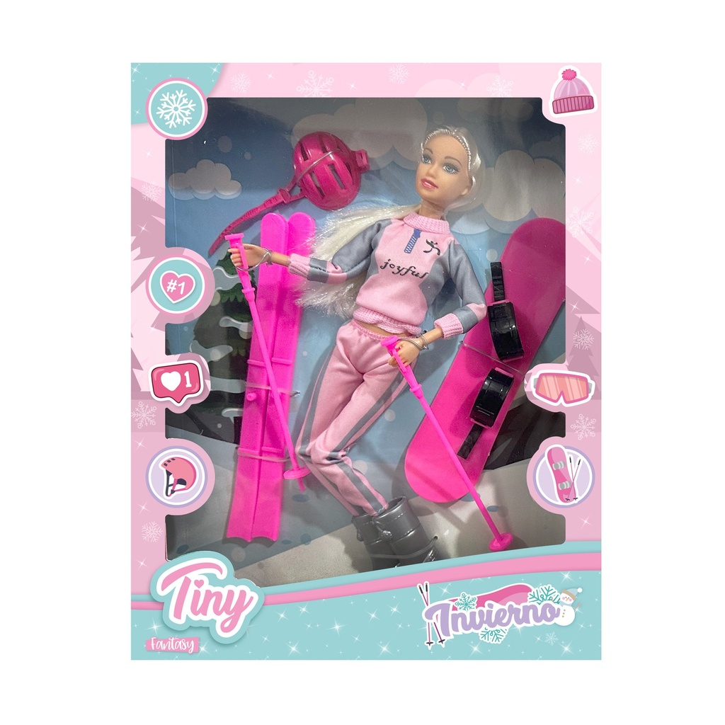[8154924] MUÑECA TINY INVIERNO CON ACCESORIOS